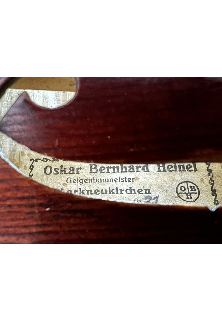 Heinel Oskar Bernhard - Markneukirchen Anno 1921 - G-663